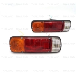 ชุด ไฟท้าย ข้างซ้าย+ขวา 2 ชิ้น สีส้ม,ขาว,แดง สำหรับ Toyota JU,BU3000 Dyna Truck DYNA 3000 RU10 BU10 ปี 1968-1977